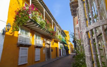 Así de colorido recibe el Centro Histórico a sus visitantes. // Aroldo Mestre